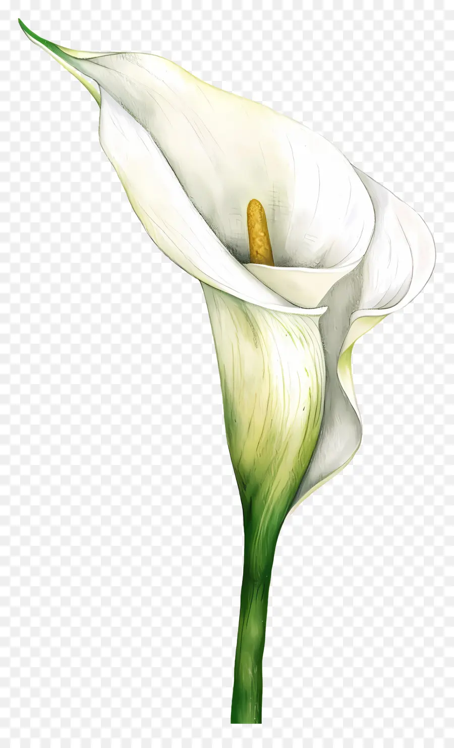 Calla Lily，Calla Lily Putih PNG