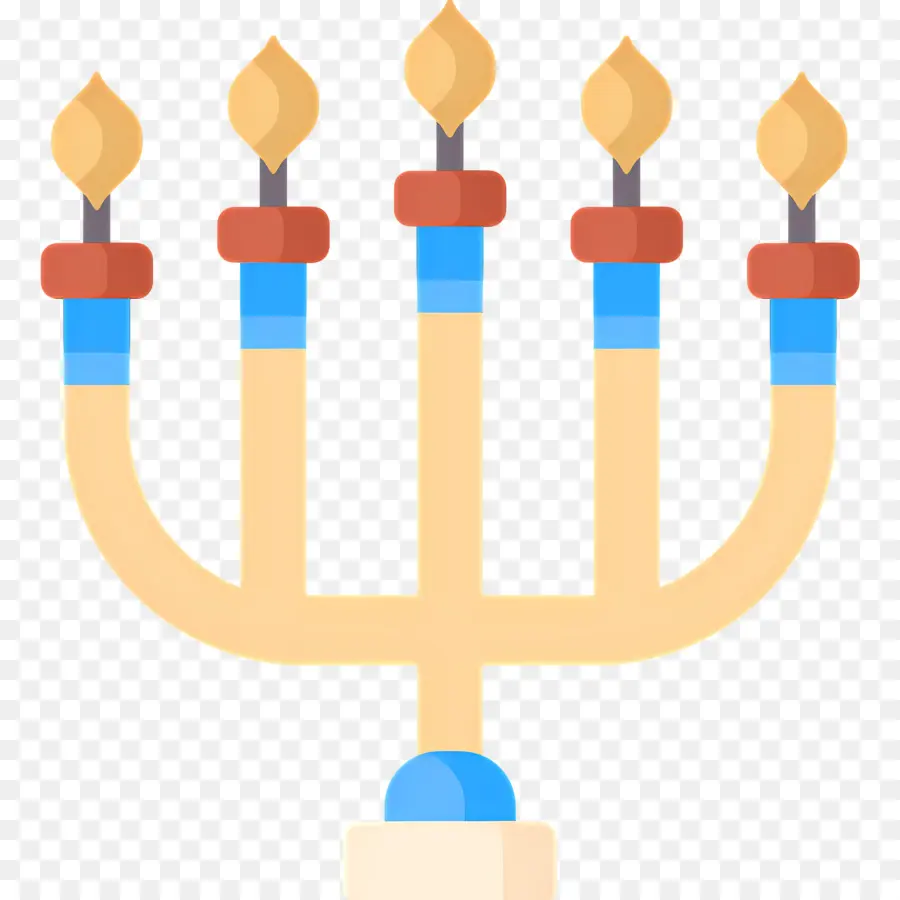 Hanukkah Menorah，Menorah PNG