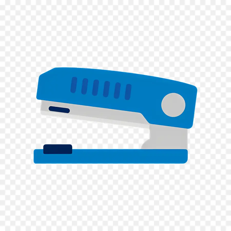 Stapler，Stapler Biru PNG