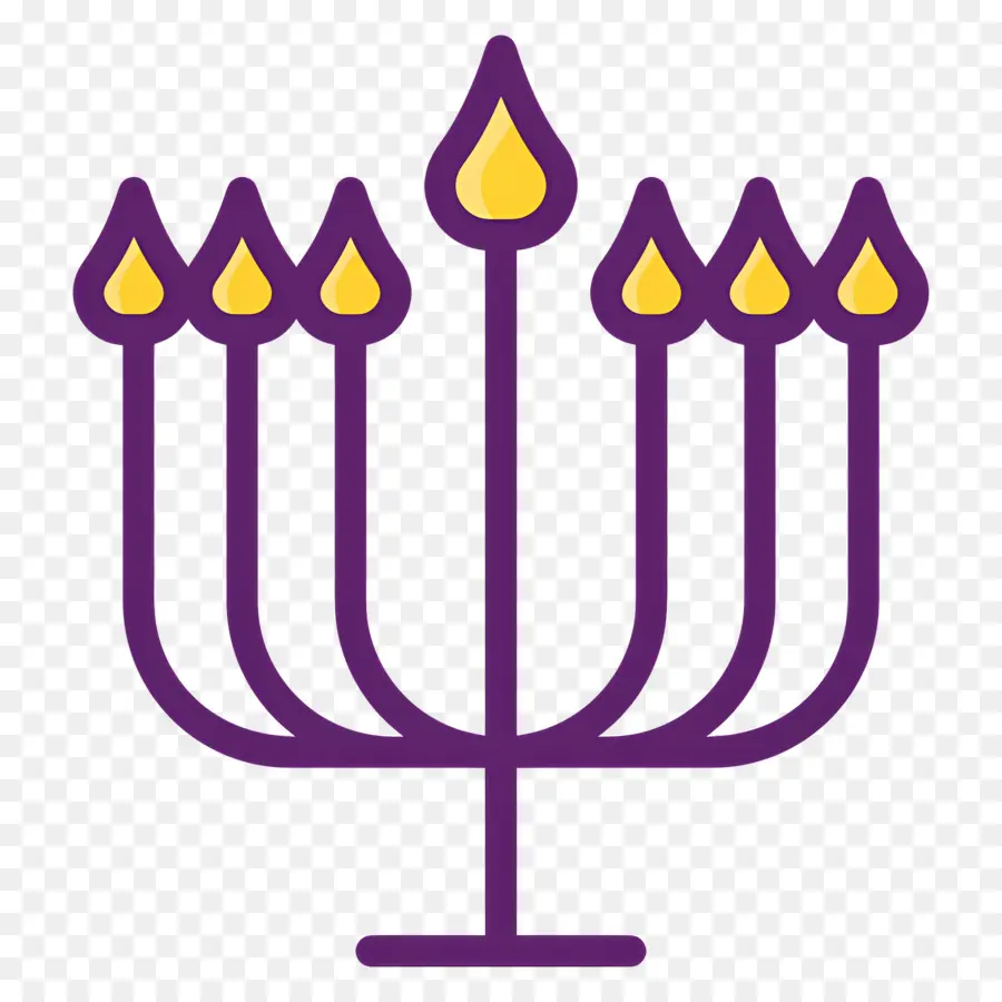 Hanukkah Menorah，Menorah PNG