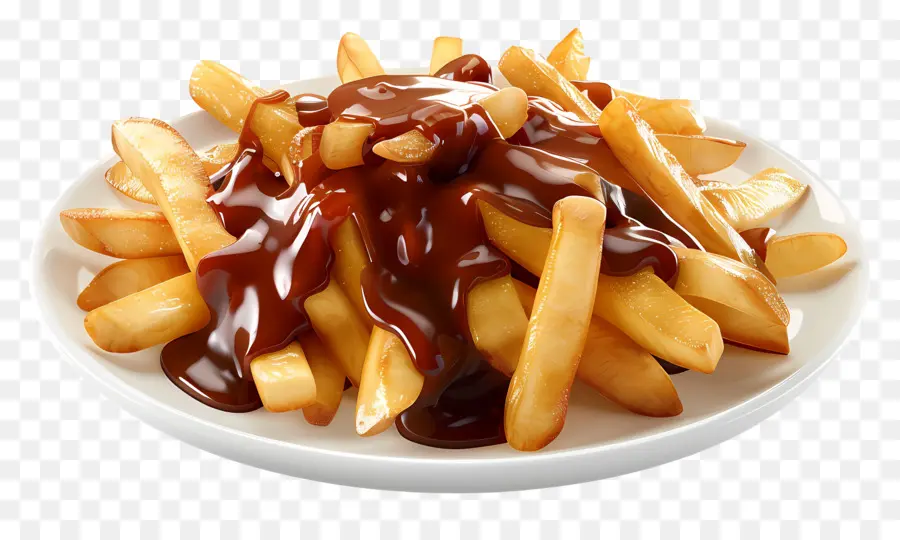 Poutine，Dadih Keju PNG