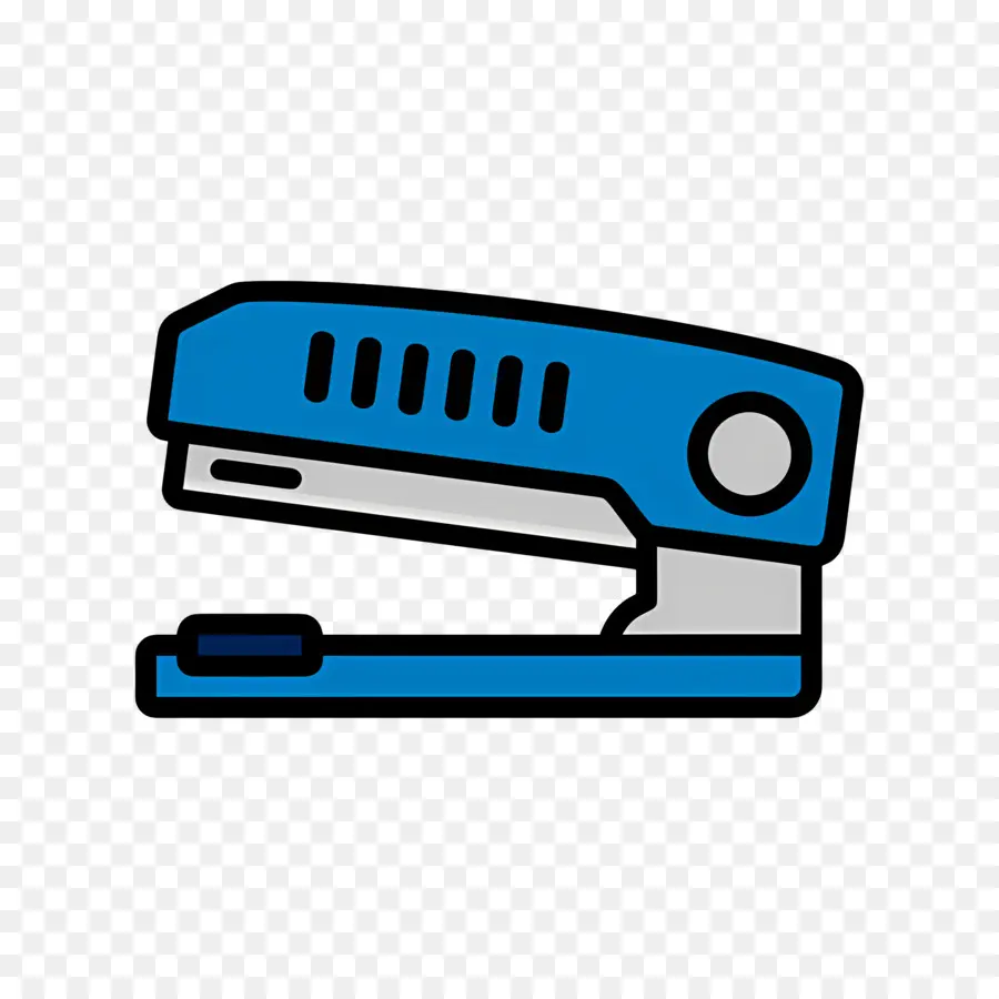 Stapler，Stapler Biru PNG