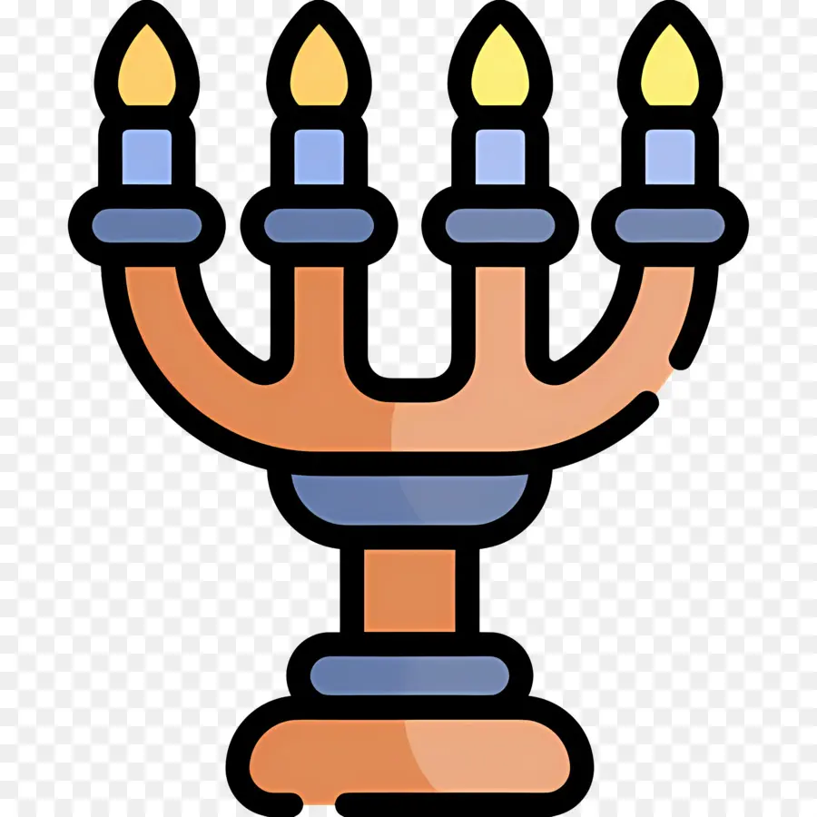 Hanukkah Menorah，Menorah PNG