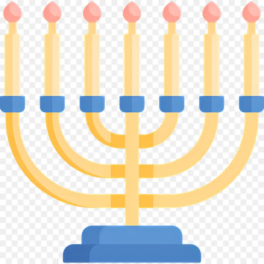 Hanukkah Menorah，Menorah PNG