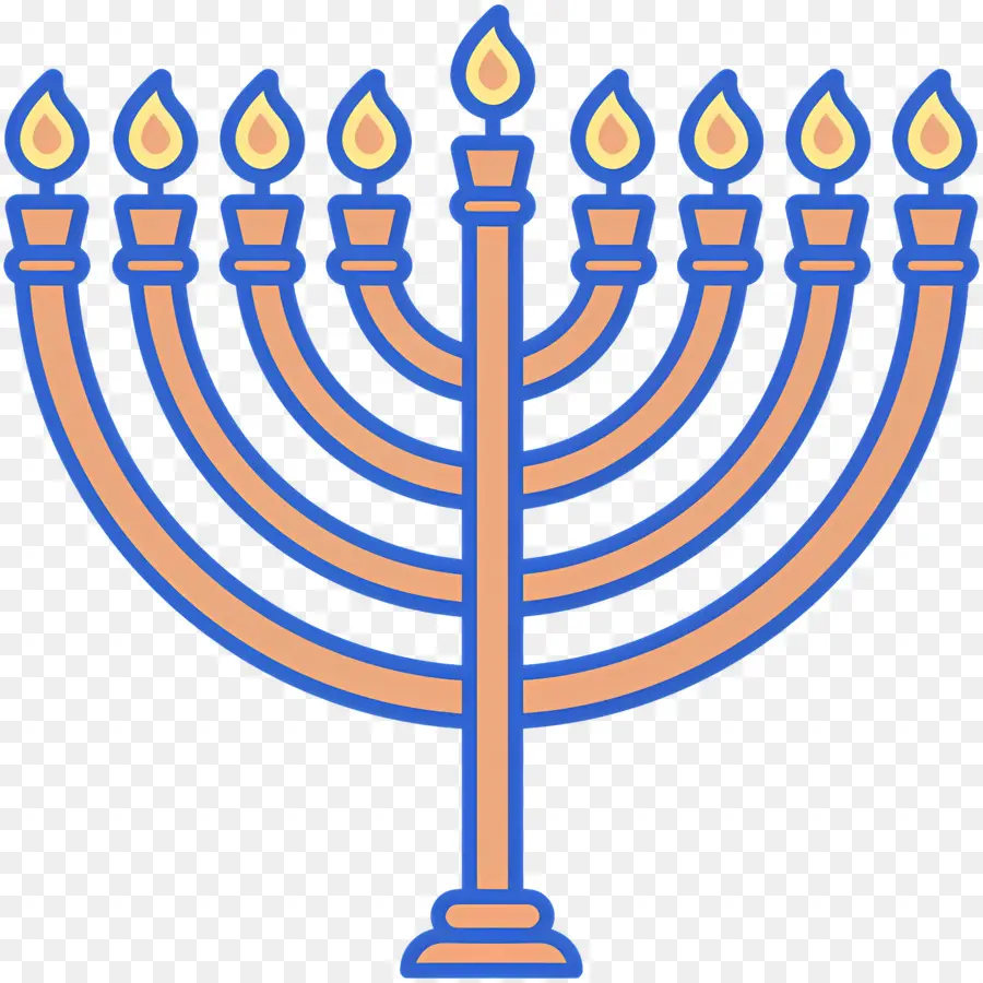 Hanukkah Menorah，Menorah PNG