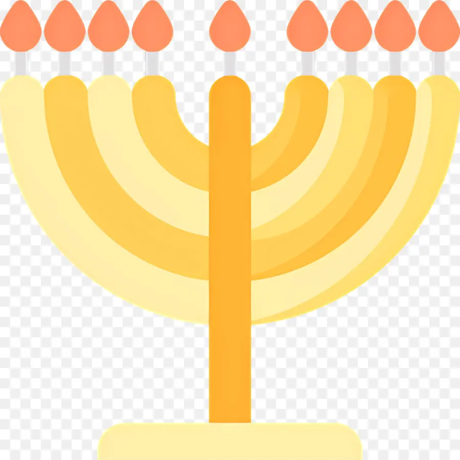 Hanukkah Menorah，Menorah PNG