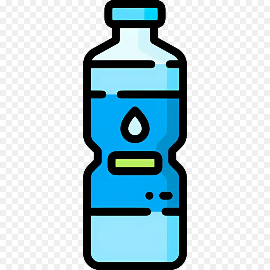 Air Mineral，Botol Biru PNG