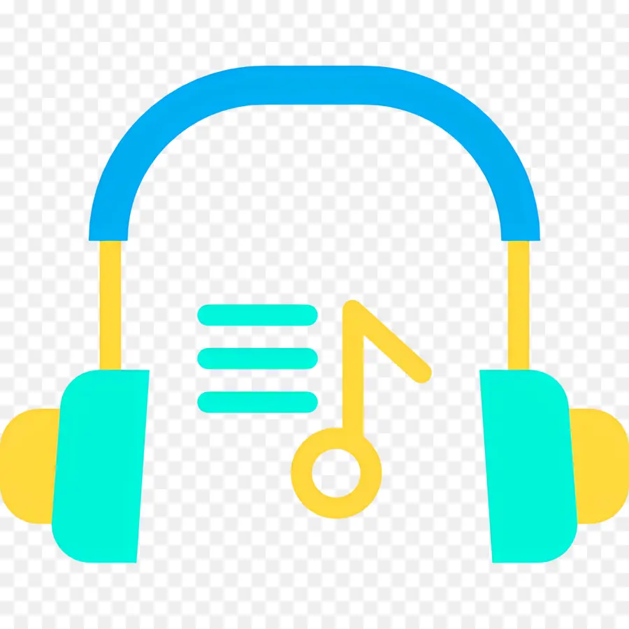 Mendengarkan Musik，Headphone PNG