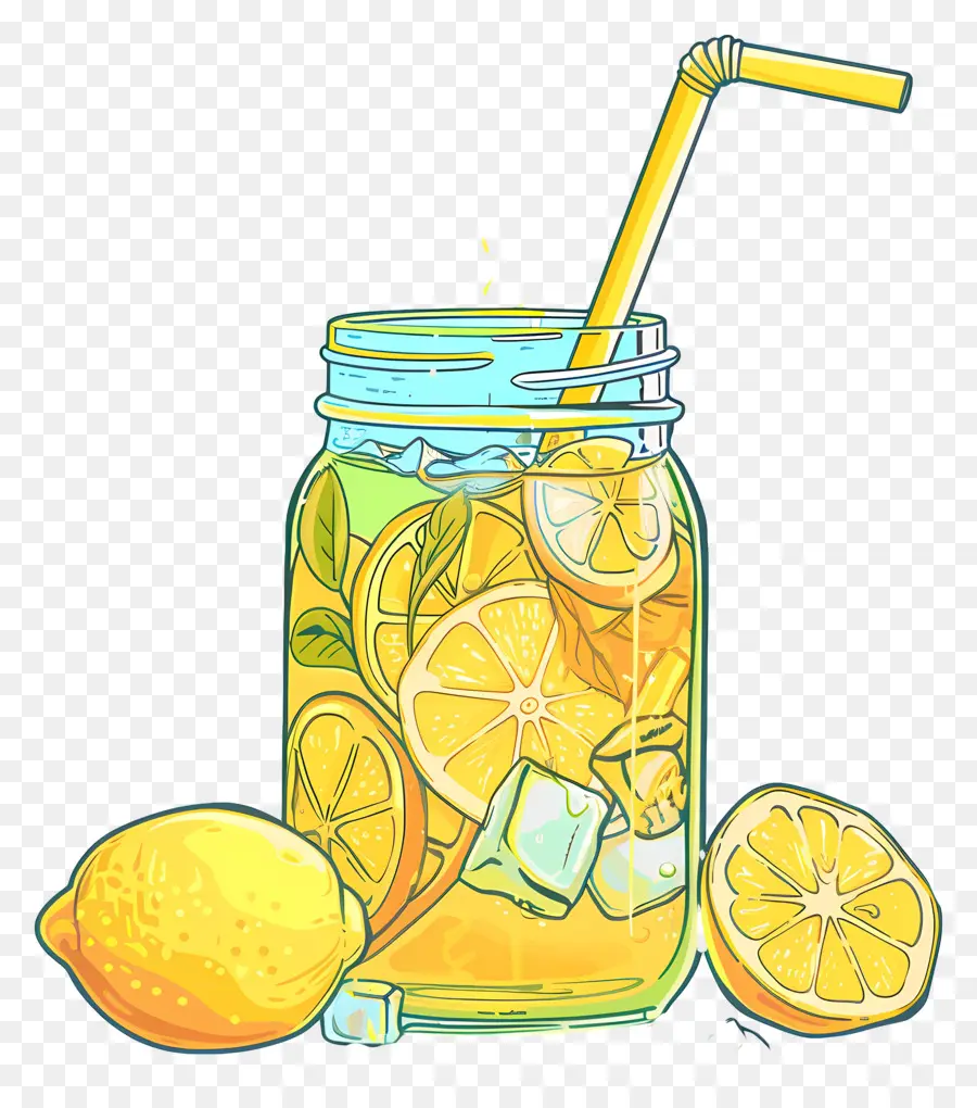 Teh Lemon，Limun Dalam Toples PNG