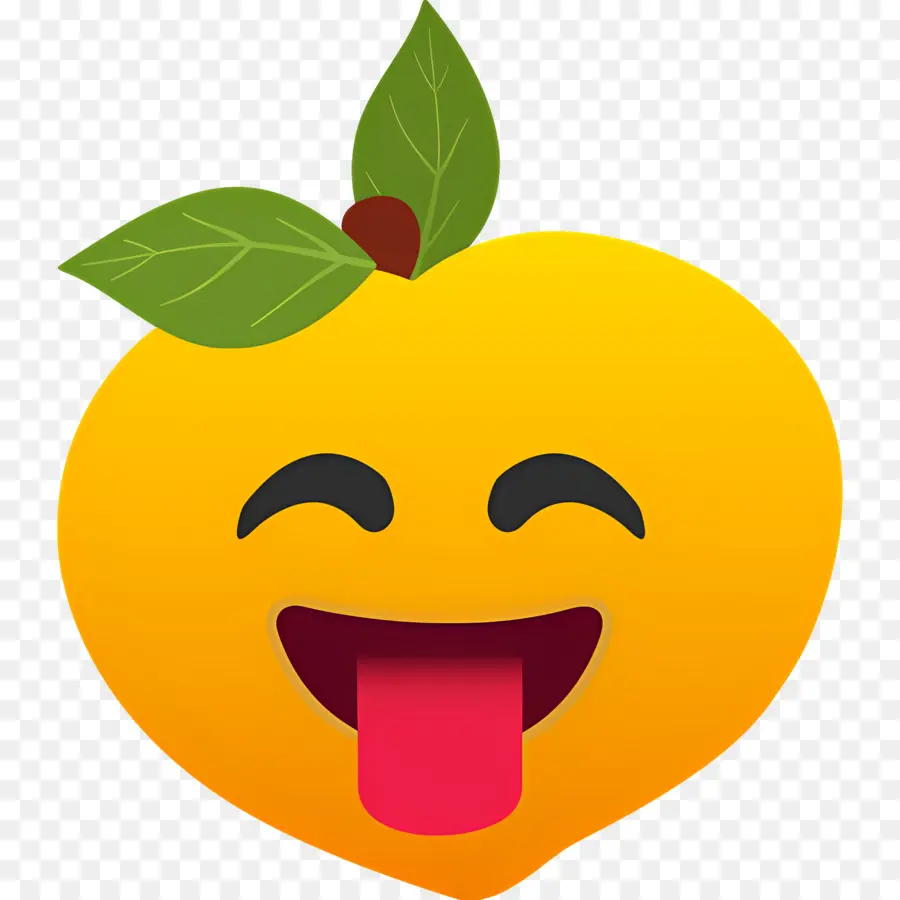 Emoji Buah Persik，Emoji Persik PNG