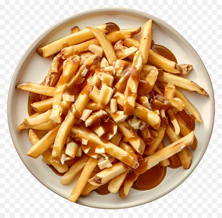 Poutine，Dadih Keju PNG