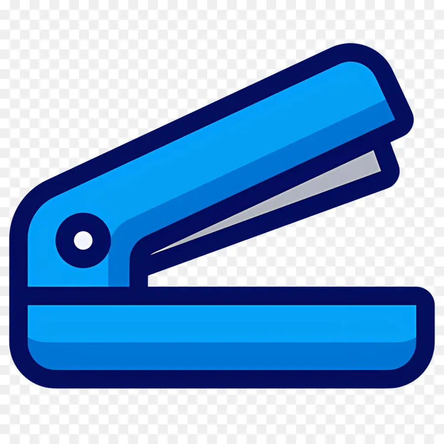 Stapler，Stapler Biru PNG