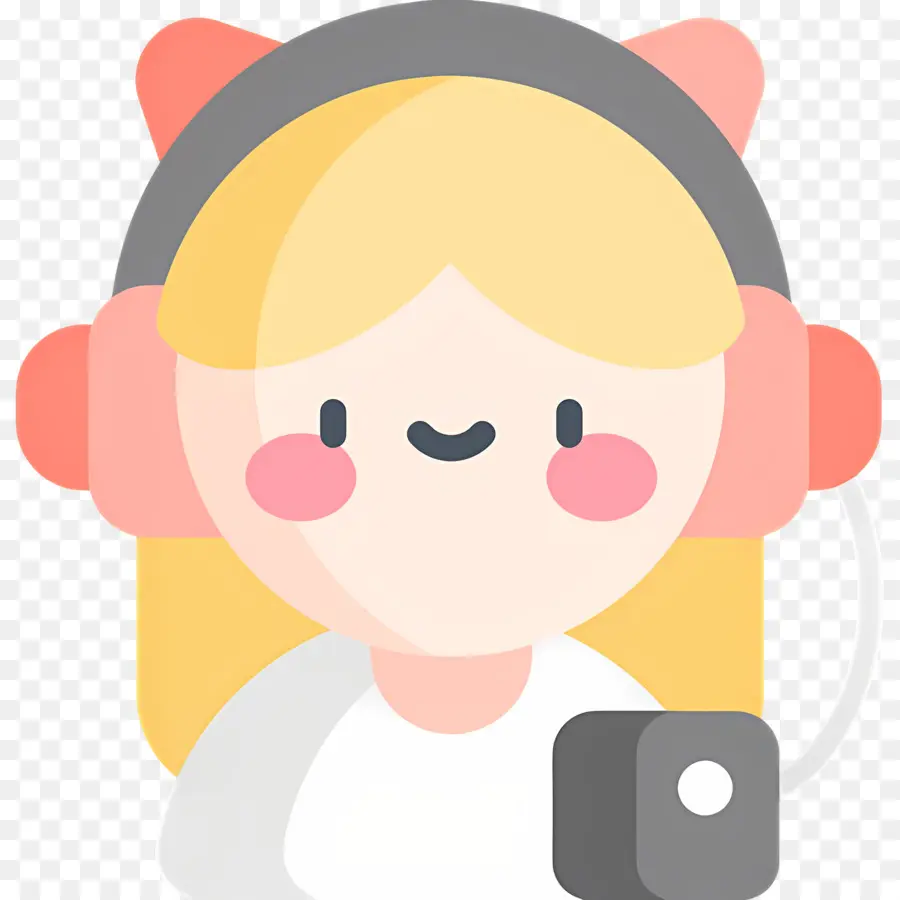 Mendengarkan Musik，Orang Dengan Headphone PNG