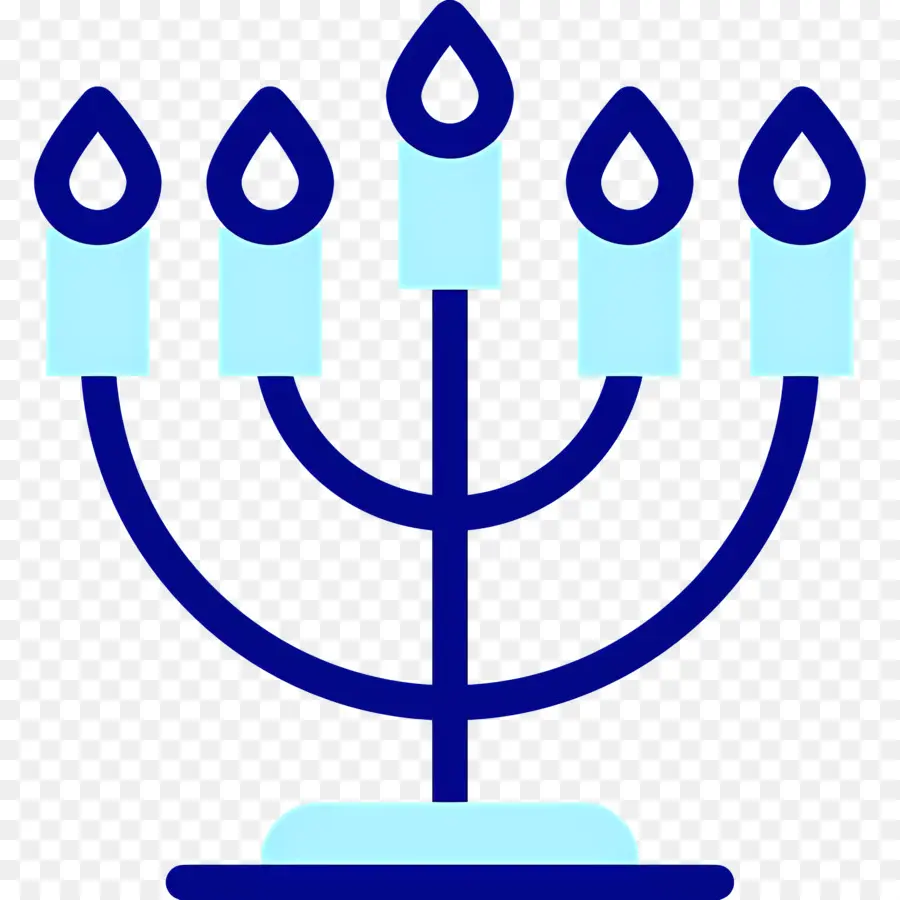 Hanukkah Menorah，Menorah PNG