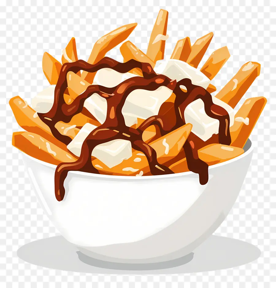 Poutine，Poutine Dengan Topping PNG