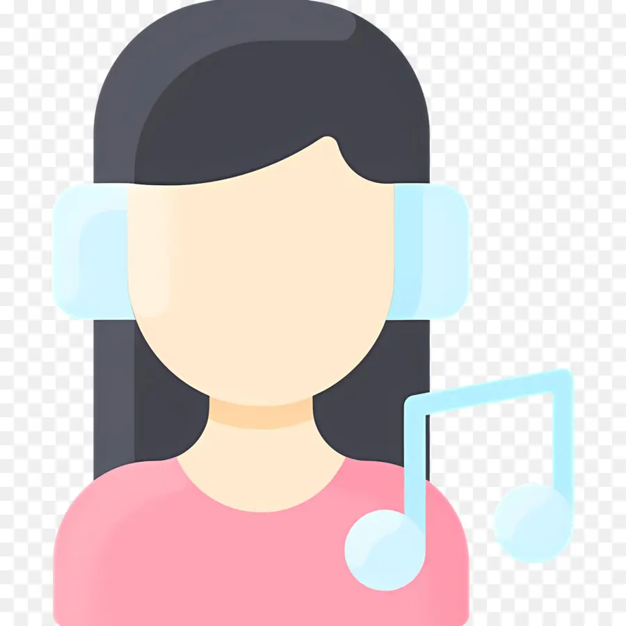 Mendengarkan Musik，Orang Dengan Headphone PNG