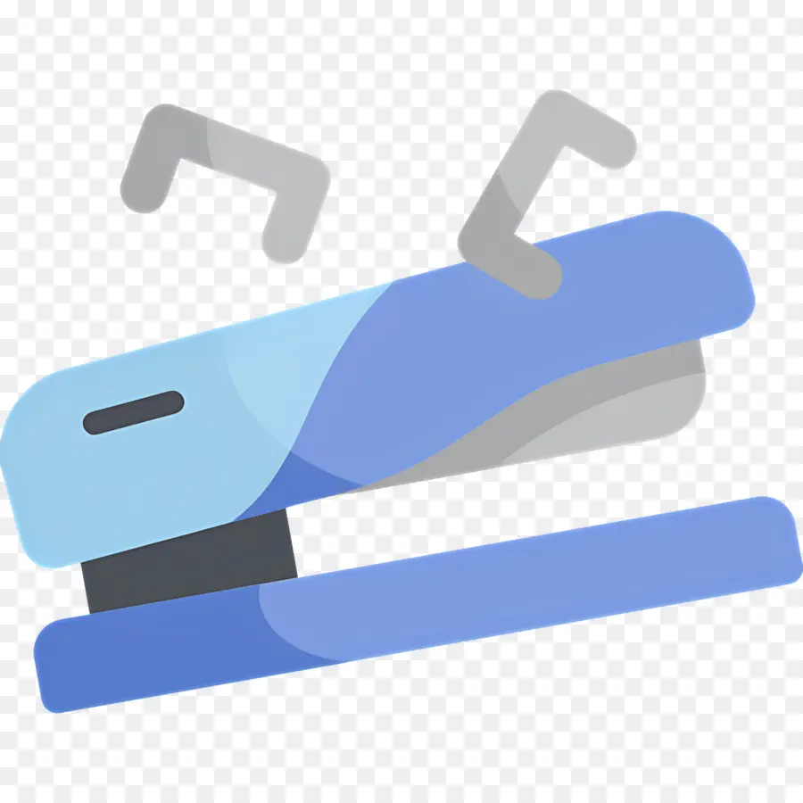 Stapler，Stapler Biru PNG