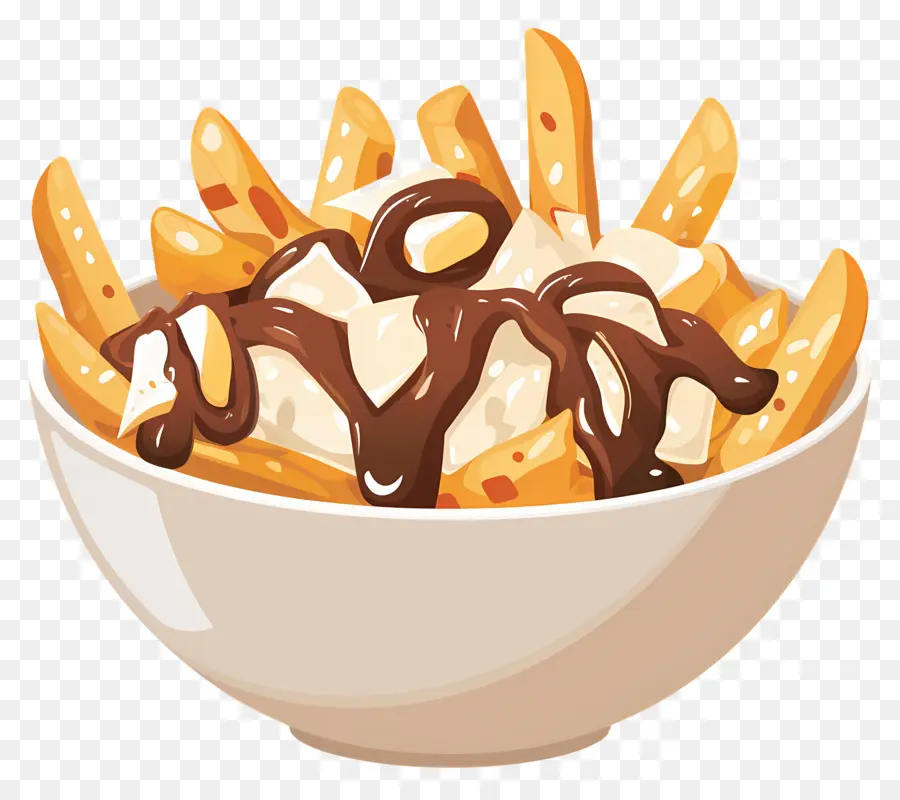 Poutine，Poutine Dengan Topping PNG