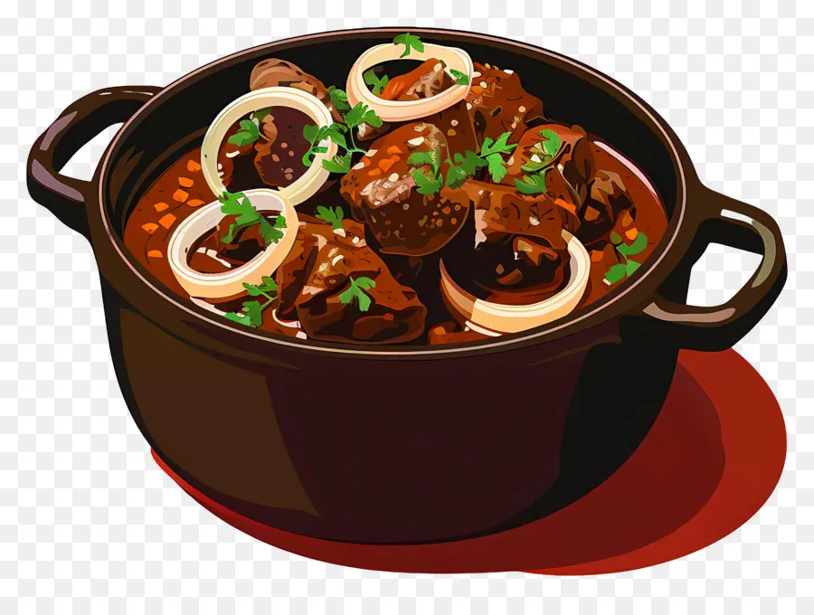 Goulash，Rebusan Hiasi Bawang PNG