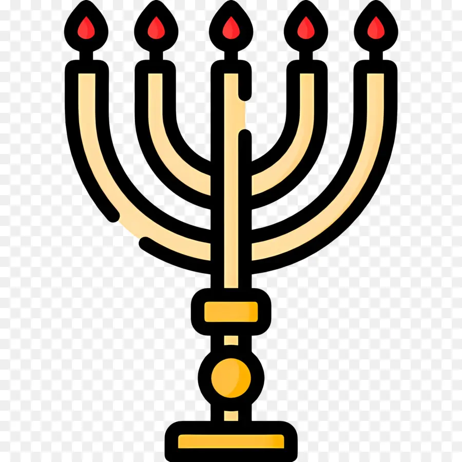 Hanukkah Menorah，Menorah PNG