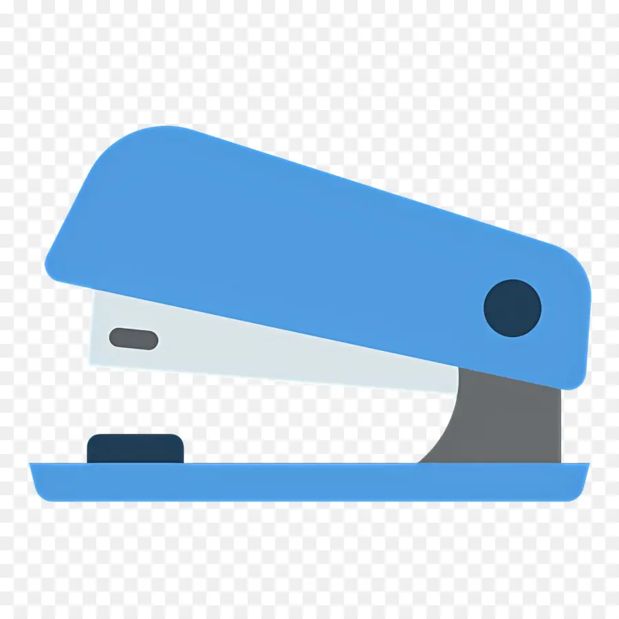 Stapler，Stapler Biru PNG