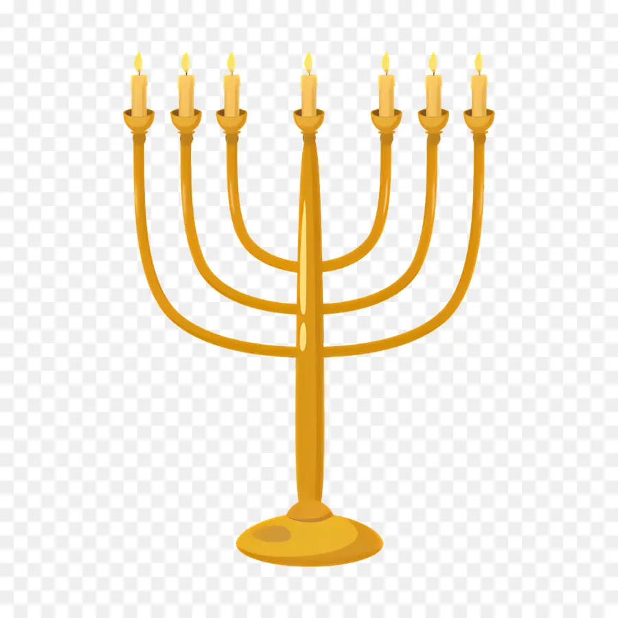 Hanukkah Menorah，Menorah PNG