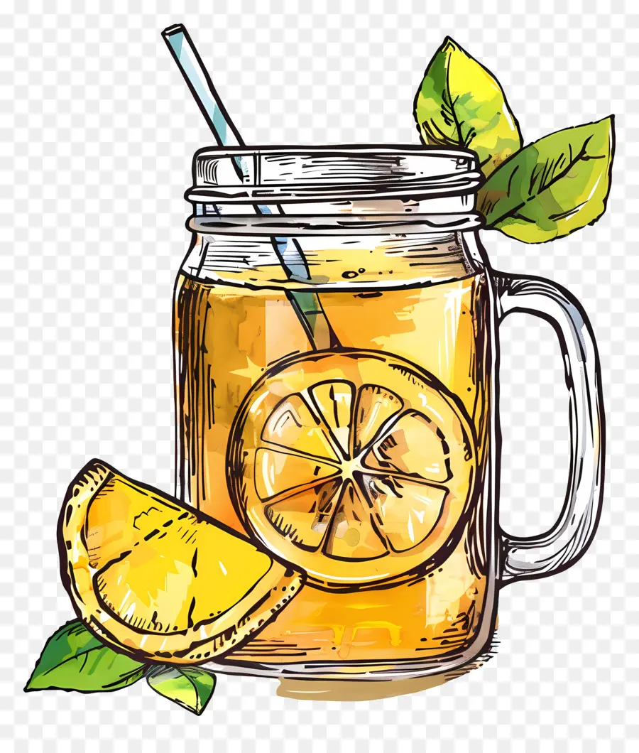 Teh Lemon，Limun Dalam Toples PNG