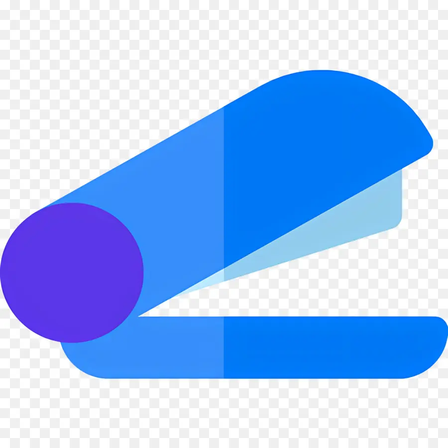 Stapler，Stapler Biru PNG