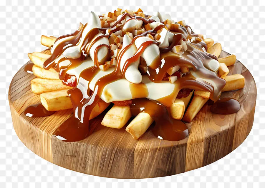 Poutine，Poutine Dengan Krim Asam PNG