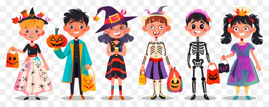 Anak Anak Halloween，Anak Anak Berkostum PNG