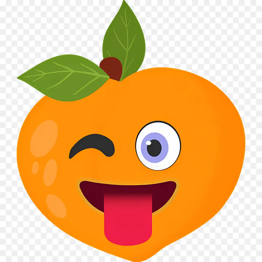 Emoji Buah Persik，Persik Yang Terkejut PNG