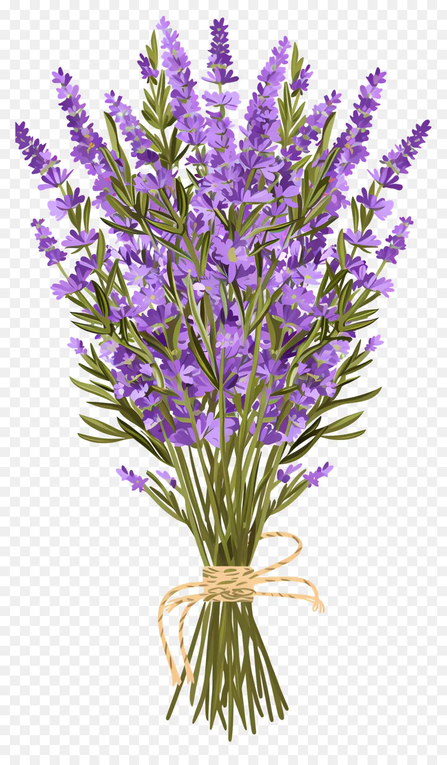 Bunga Lavender，Buket Lavender PNG