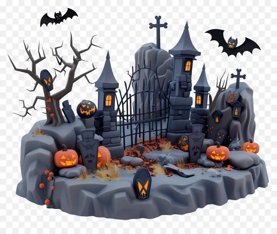 Makam Halloween，Makam PNG