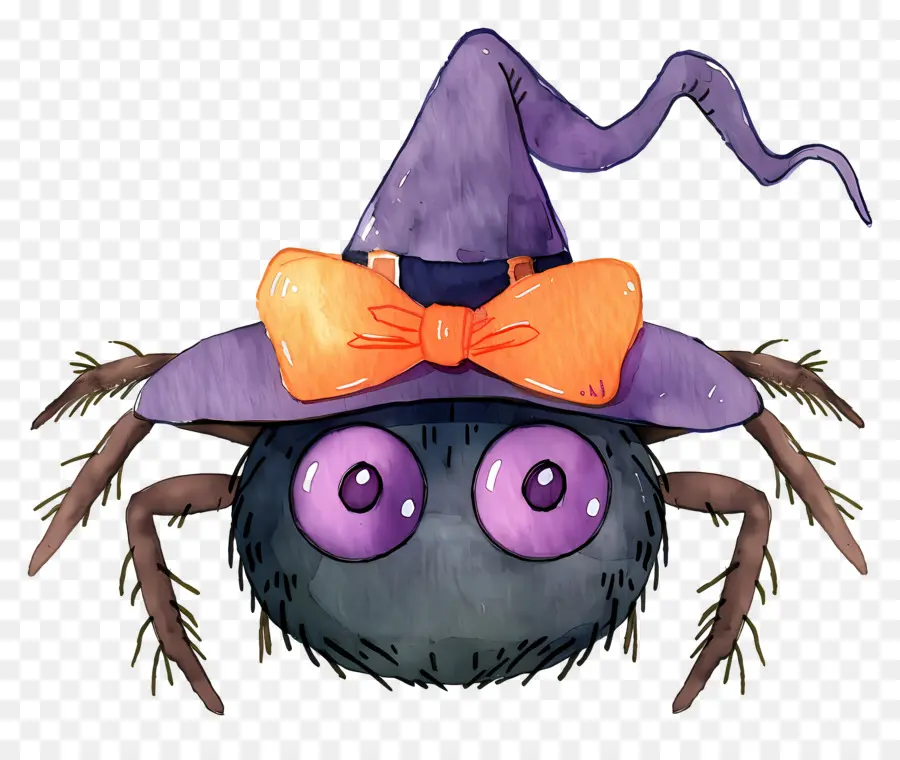 Laba Laba Halloween，Laba Laba Dengan Topi PNG