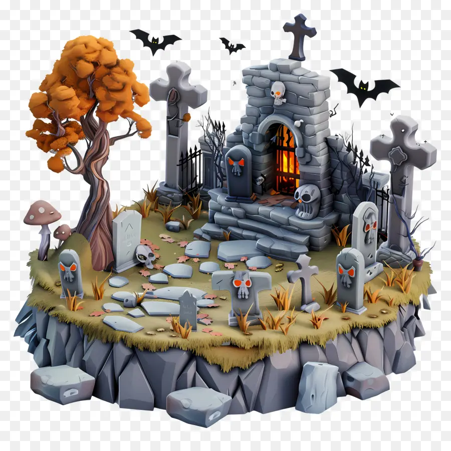 Makam Halloween，Makam PNG