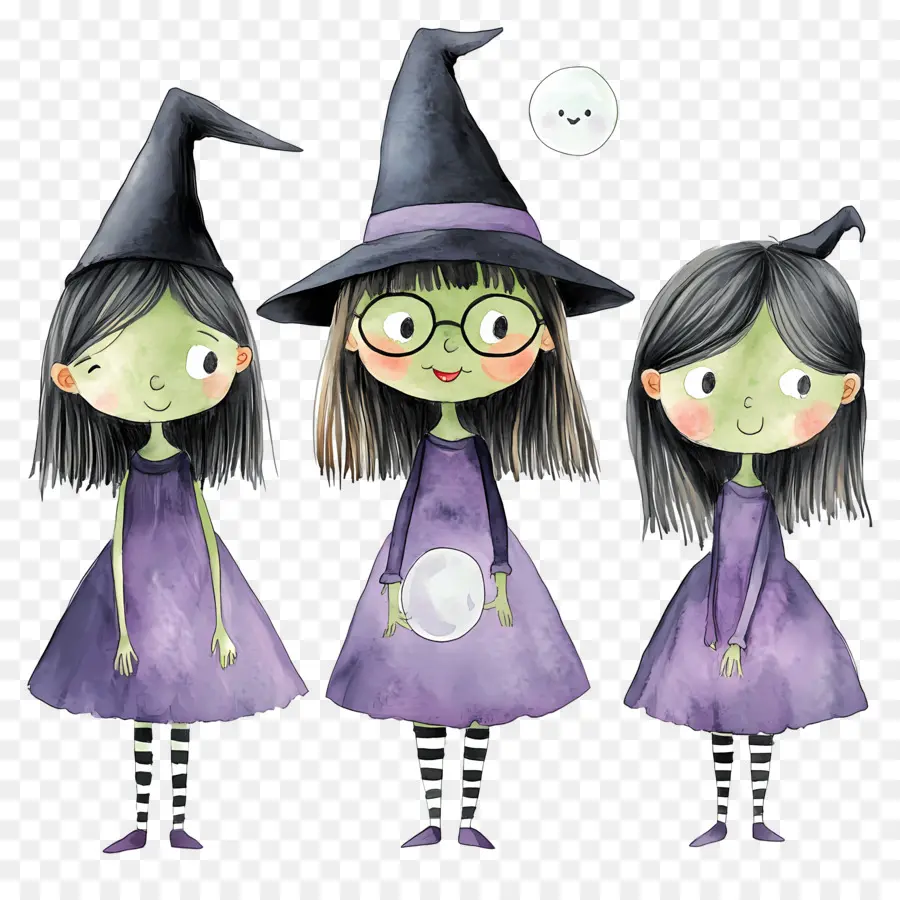 Anak Anak Halloween，Penyihir Hijau PNG