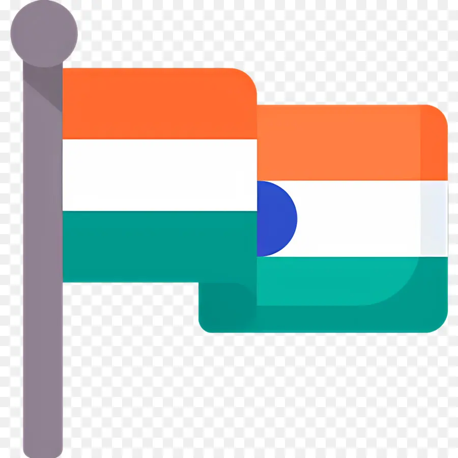 Bendera India，Bendera Di Tiang PNG