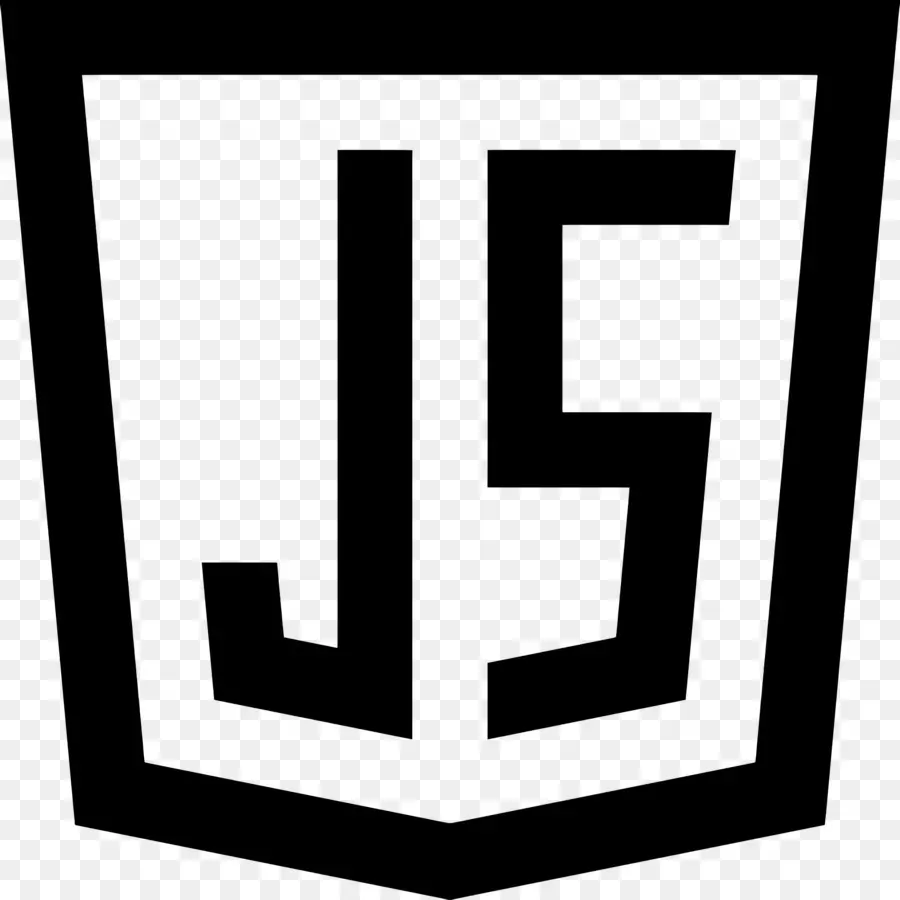 Logo Javascript，Logo Javascript Berwarna Hitam PNG