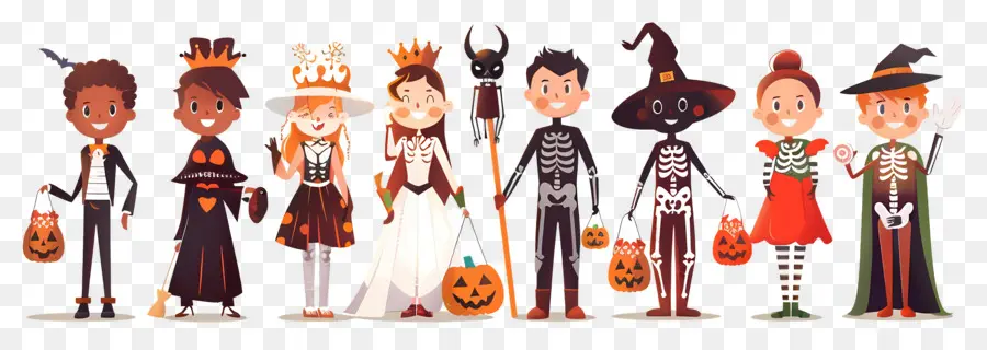 Anak Anak Halloween，Anak Anak Berkostum PNG