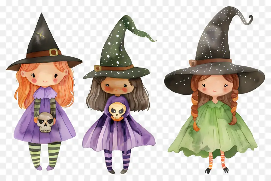 Anak Anak Halloween，Anak Anak Dengan Kostum Halloween PNG