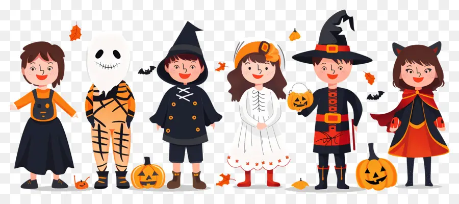 Anak Anak Halloween，Anak Anak Berkostum PNG