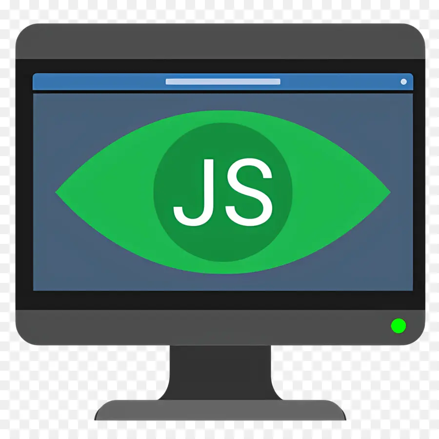 Javascript，Ikon Monitor Js PNG