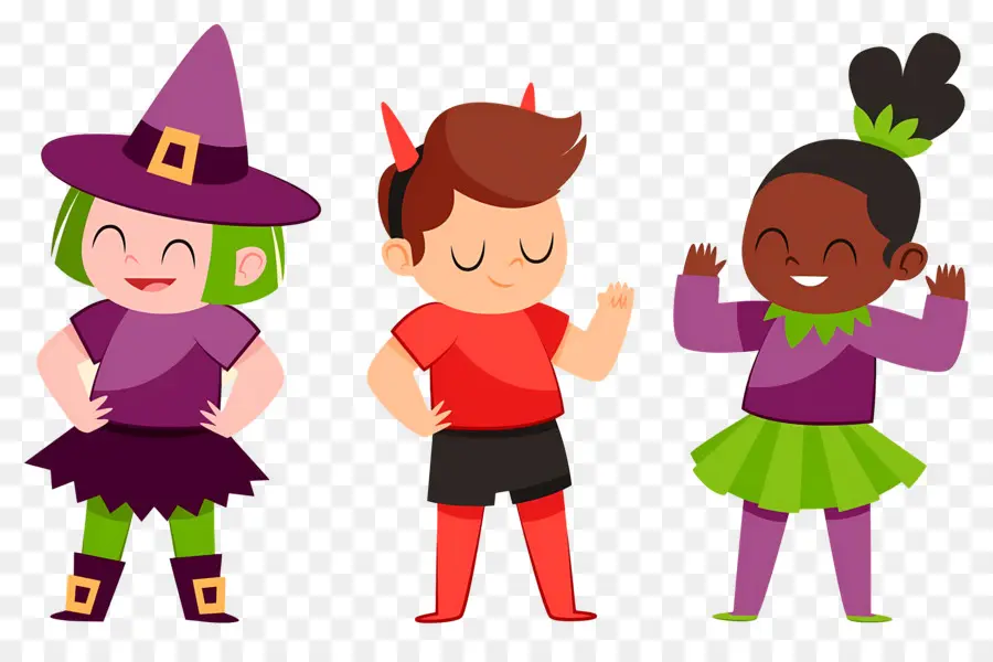 Anak Anak Halloween，Anak Anak Berkostum PNG