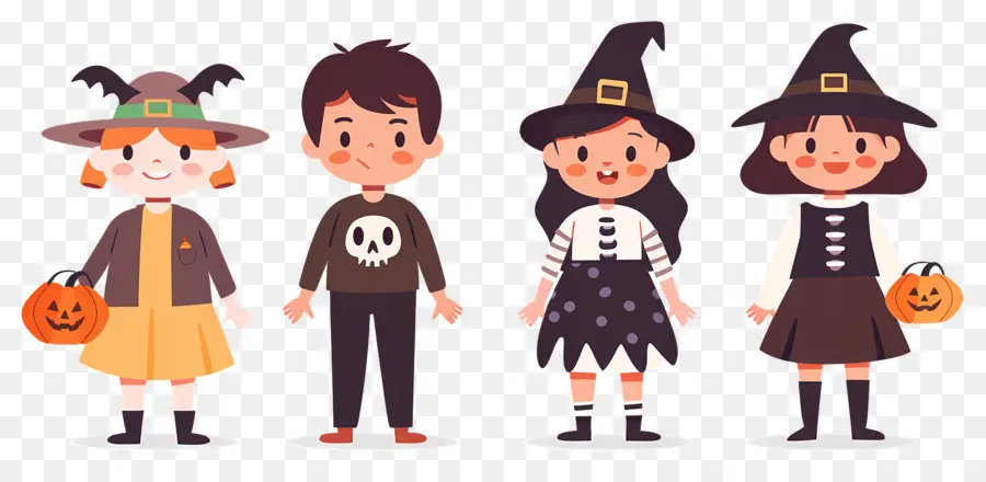 Anak Anak Halloween，Anak Anak Berkostum PNG