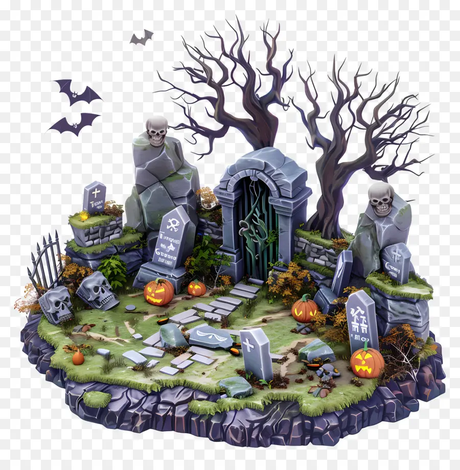 Makam Halloween，Makam PNG