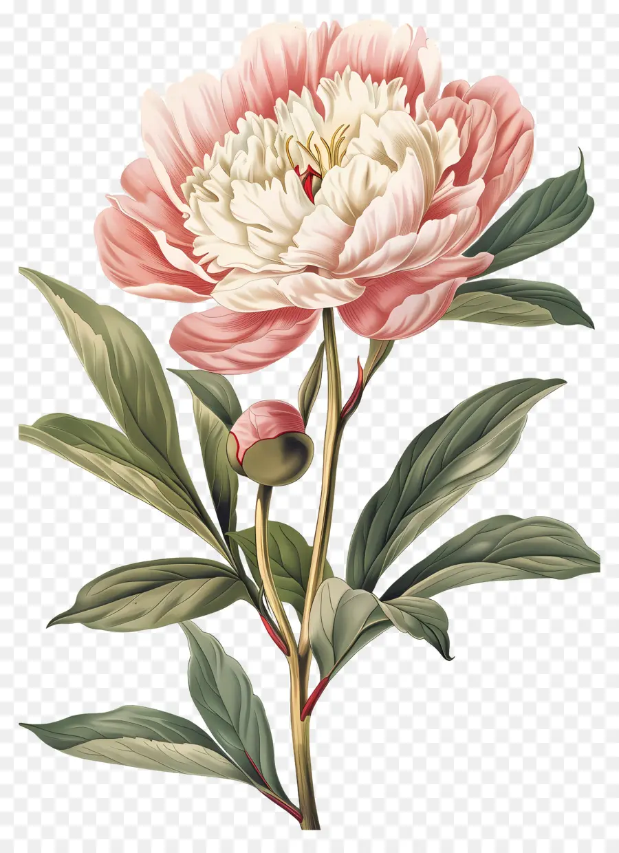 Bunga Peony，Bunga Peoni PNG