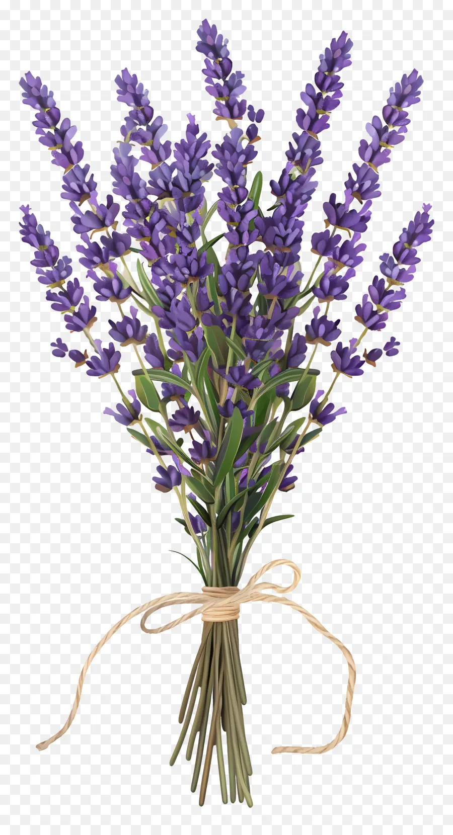 Bunga Lavender，Buket Lavender PNG