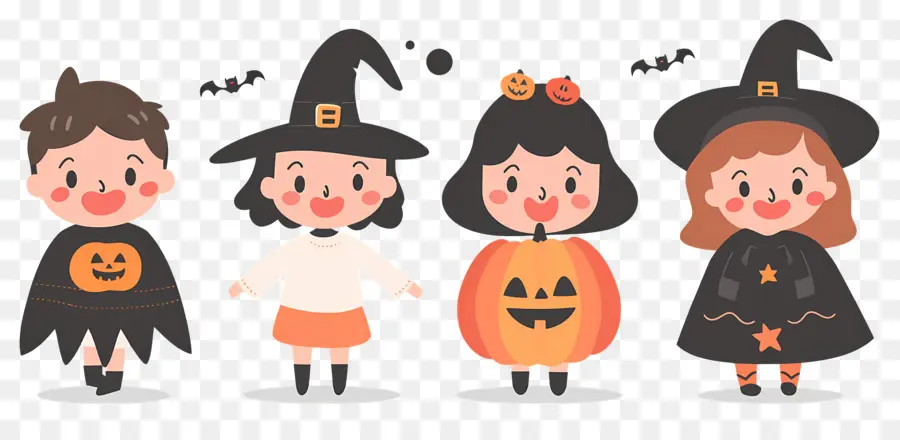 Anak Anak Halloween，Anak Anak Berkostum PNG