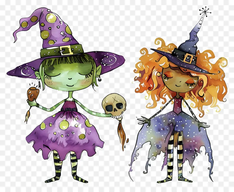 Anak Anak Halloween，Anak Anak Dengan Kostum Halloween Berwarna Warni PNG