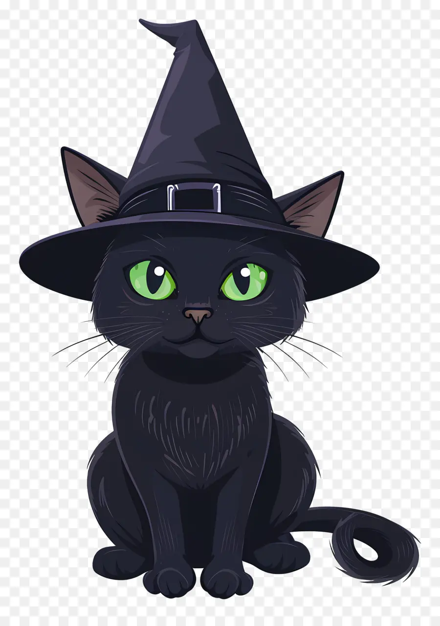 Kucing Halloween，Kucing Hitam PNG